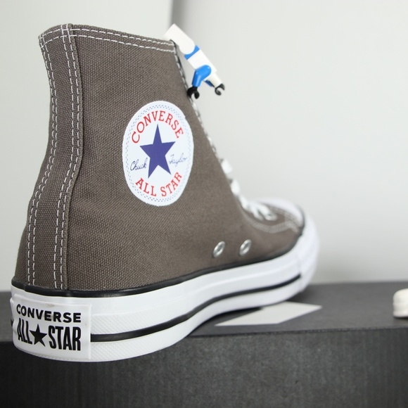 Converse Classic Charcoal Gray All Star High Tops - Picture 5 of 7